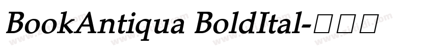 BookAntiqua BoldItal字体转换 BookAntiqua BoldItal字体转换
